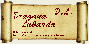 Dragana Lubarda vizit kartica